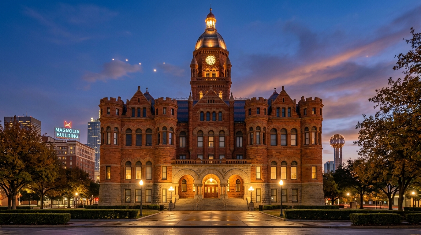 Historic Dallas County Courthouse Restored, Downtown Dallas