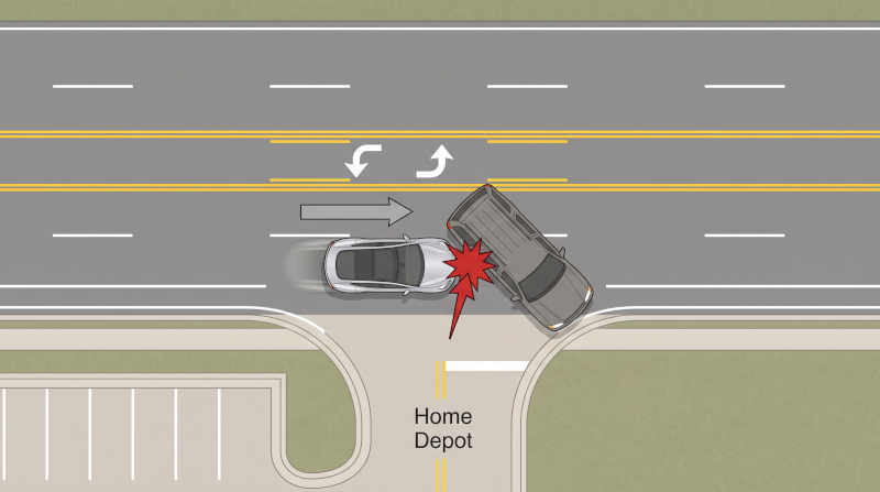 Multi-Vehicle Accident Scene Reconstruction Courtroom Demonstrative